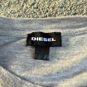 Grey diesel t shirt